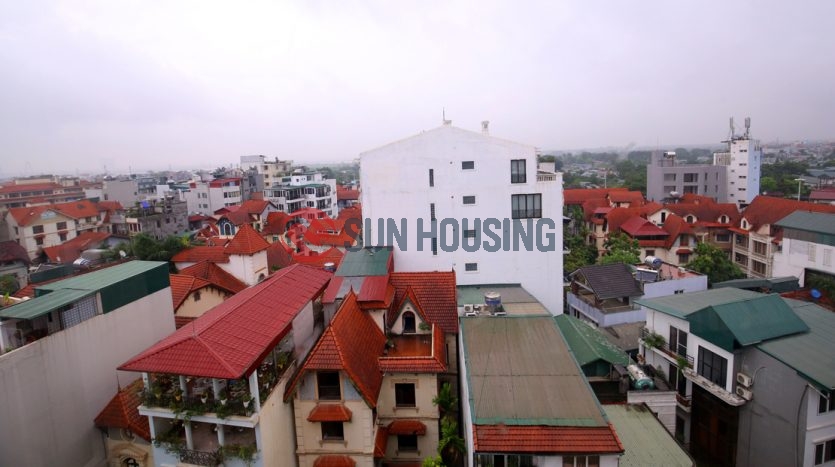 Service apartment pretty view 2 bedrooms in To Ngoc Van for lease