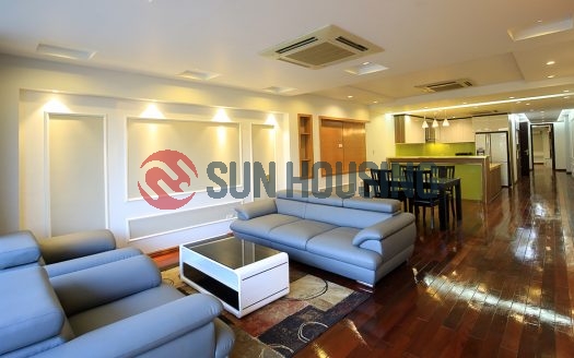 A spacious and classy 3 bedrooms apartment for rent in Tay Ho (Hanoi)