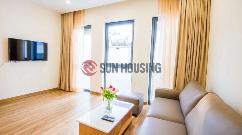 Simple and cozy one-bedroom apartment for rent in Kim Ma street