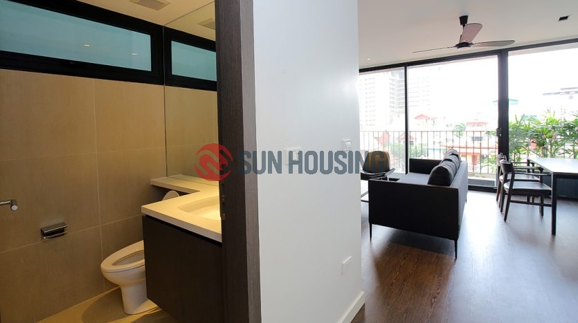 Brand-new modern 2 bedroom apartment in a quiet alley of Xuan Dieu Street.