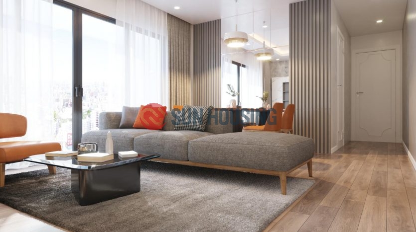 Elegant, stylish and functional interior - 2 bedrooms apartment for rent in Tay Ho