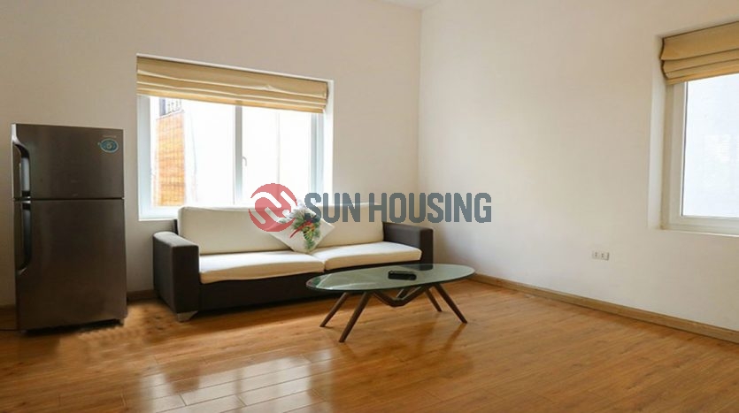 Linh Lang 1 bedroom apartment for rent. 55 sqm. Bright and clean.