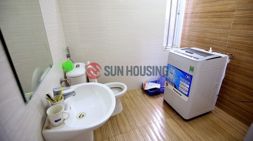 Partly-furnished 3 bedroom house in An Duong Vuong. 4 floor. 70 sqm land.