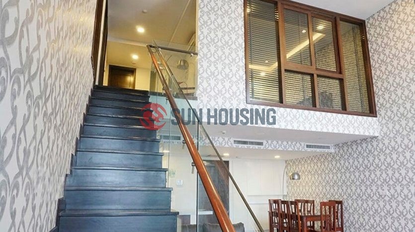 Luxury pen house apartment city view with 3 bedroom in Hoang Thanh Tower for rent.