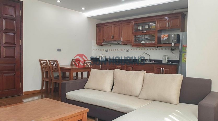 Linh Lang 1 bedroom apartment for rent. 70 sqm. Good price $500!
