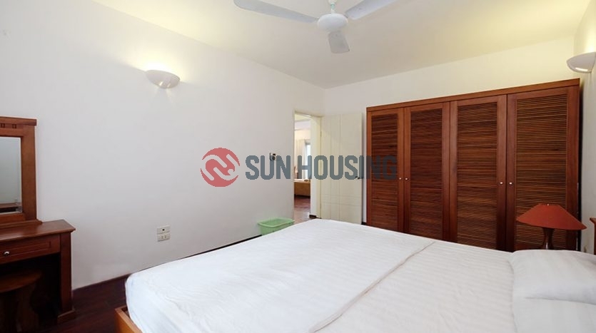 Nice view 02 bedrooms, large living room service apartment in Lac Chinh street for lease (1)
