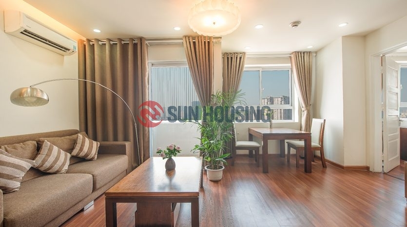 1 bedroom stylish modern apartment in CTM building, Cau Giay street for rent.