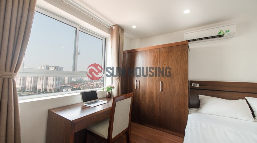 1 bedroom stylish modern apartment in CTM building, Cau Giay street for rent.
