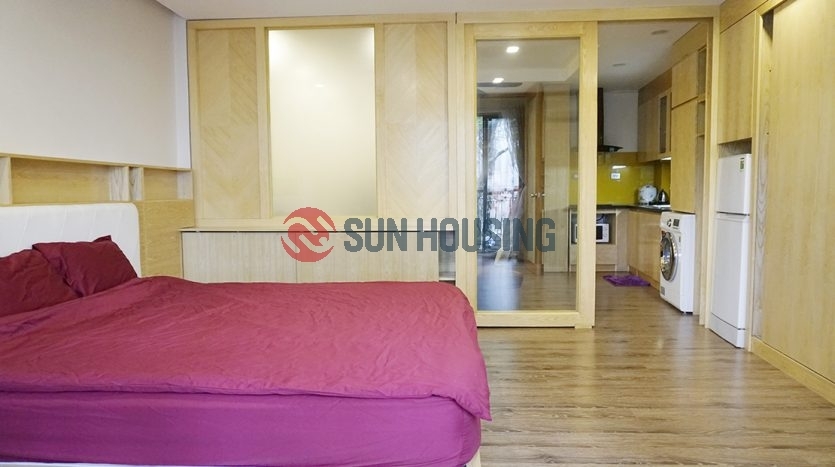 Main road 1 bedroom apartment for rent in Ba Dinh center | Good location