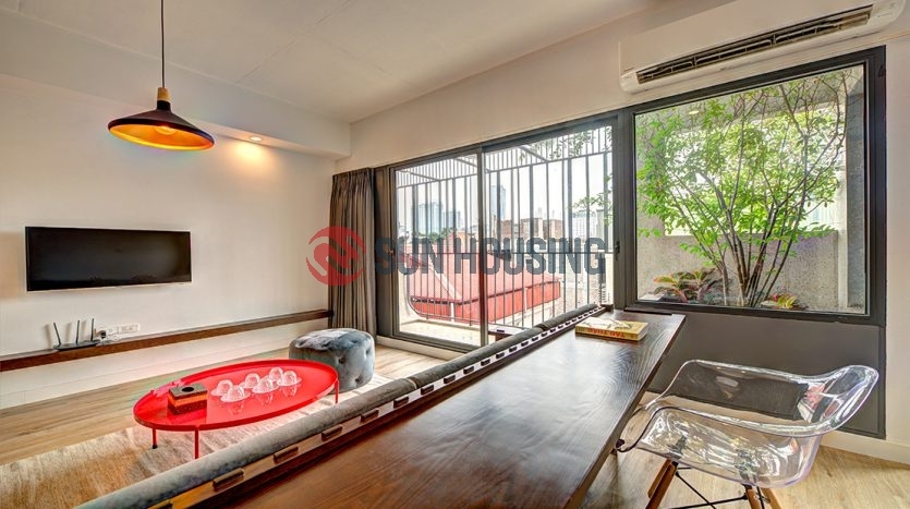 Recently finished well-designed studio for rent in Doi Can, Ba Dinh