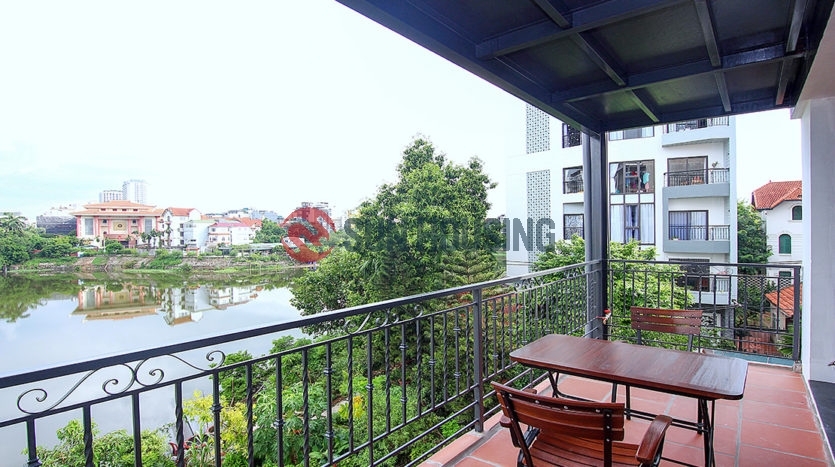 Beautiful lake views and modern style 04 bedrooms apartment in Tay Ho street for rent.