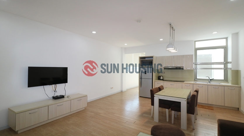 City view 1 bedroom service apartment on the 8th floor in Yen Ninh street for lease