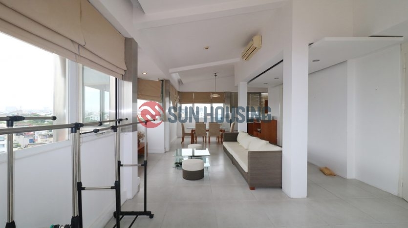 Duplex apartment for rent in Nguyen Truong To street.