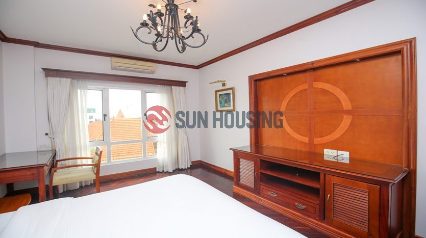 Nice views and modern style 02 bedrooms apartment in Tay Ho street for rent.
