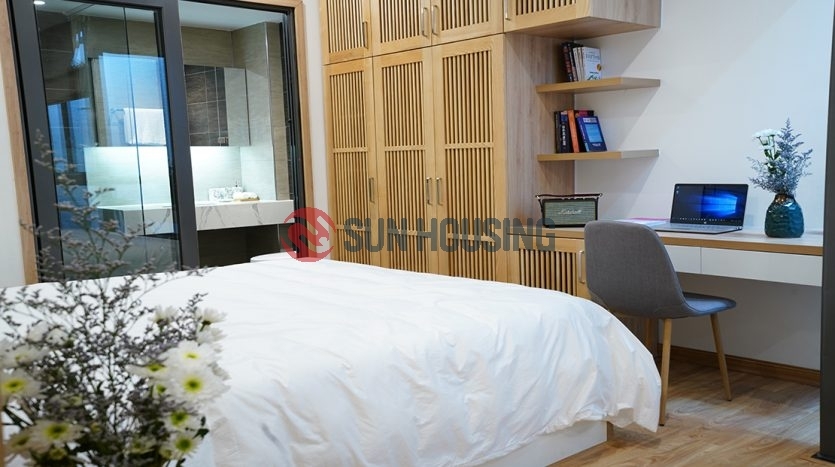 Stylish studio apartment in Dich Vong Hau street to rent.
