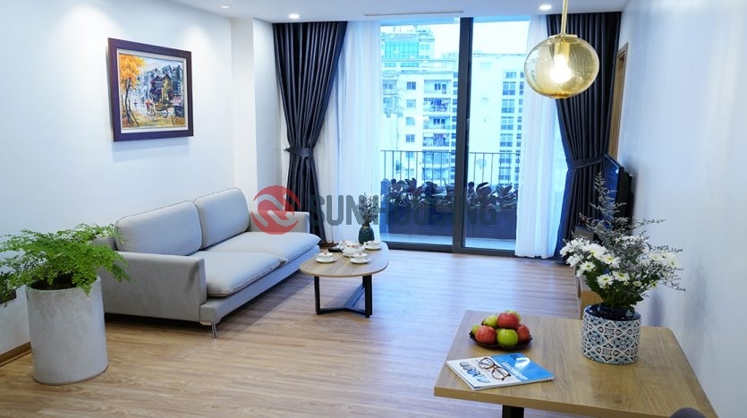 Super new and modern 1 bedroom service apartment for rent in Dich Vong Hau Street, Cau Giay district.