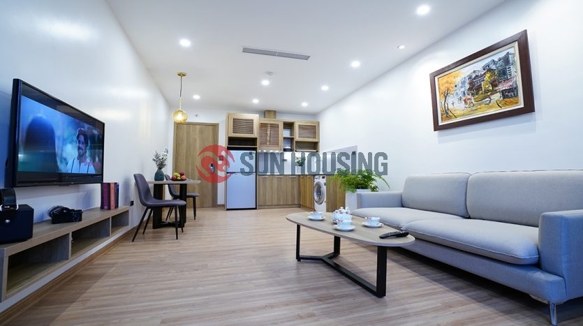 Super new and modern 1 bedroom service apartment for rent in Dich Vong Hau Street, Cau Giay district.
