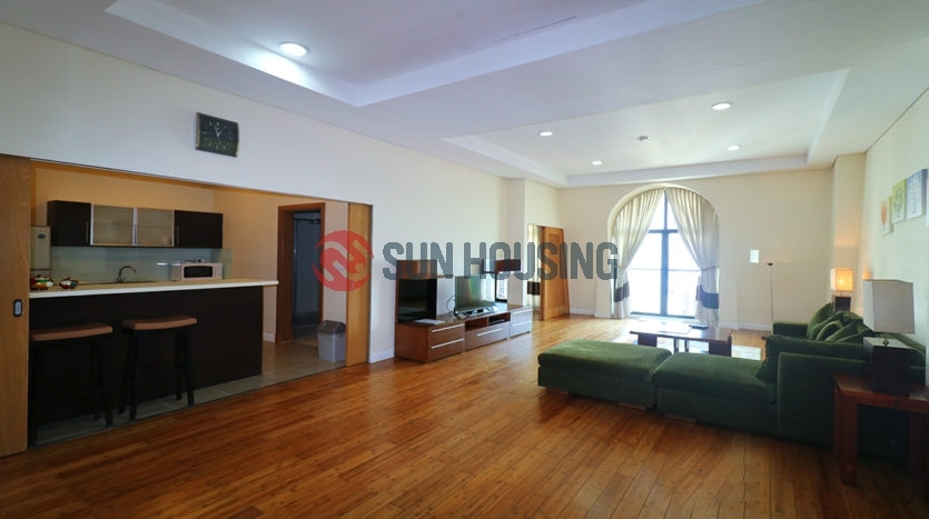 Nice apartment Pacific Hanoi has the living area of 190 sqm and the rental price of $2600