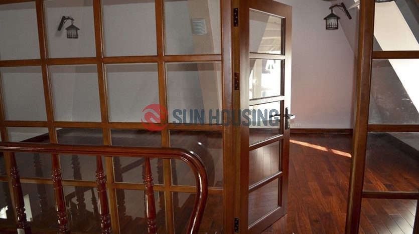 The villa for rent in Ciputra Hanoi has a swimming pool