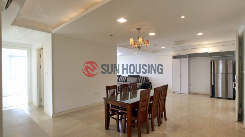 Big modern 4 bedrooms apartment, 182 sqm in P2 building Ciputra for rent.