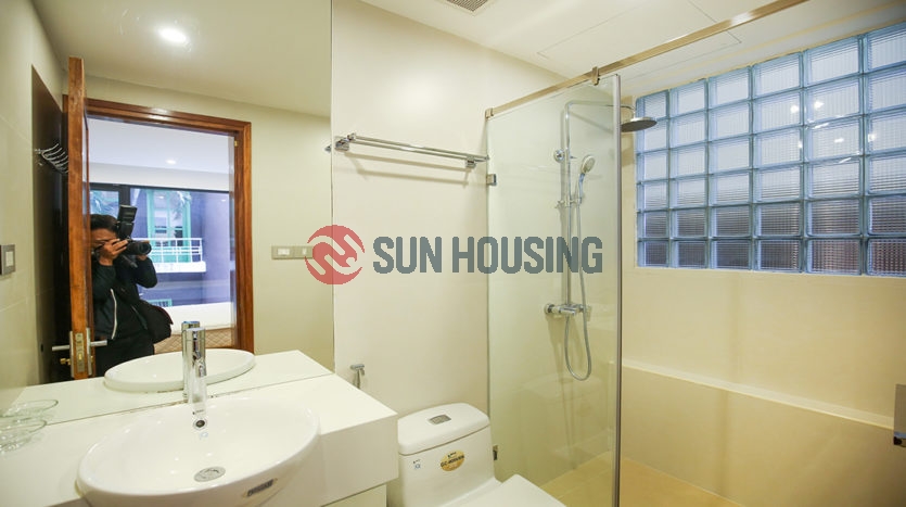 New, cozy and quiet 100 sqm, 2 bedrooms apartment in Tay Ho street for lease