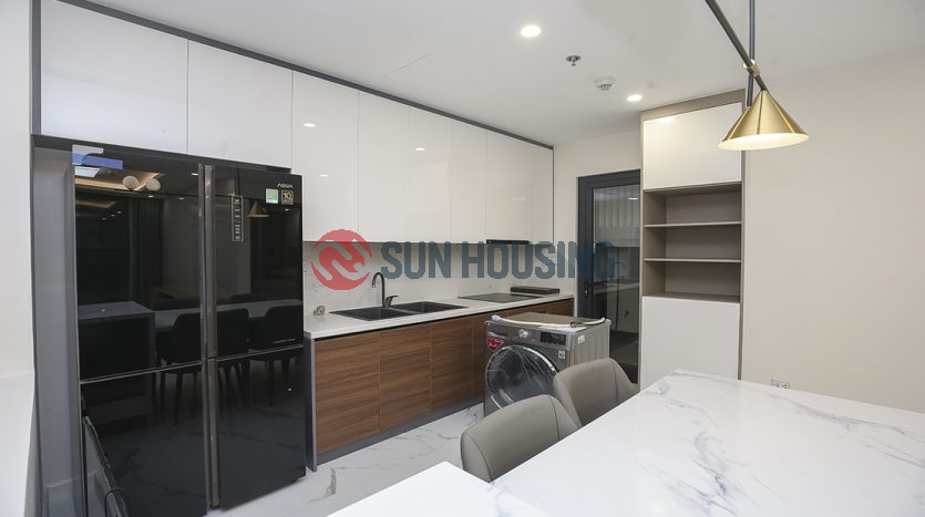 This nice view apartment is very modern and high quality in S4 Tower Sunshine city for lease