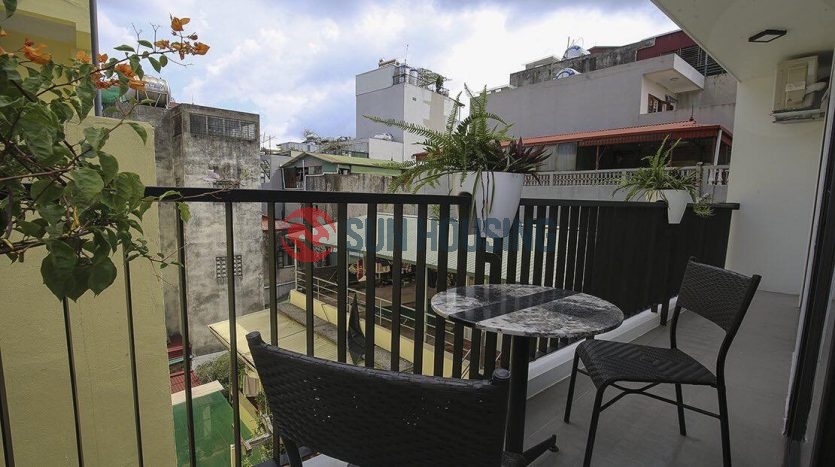 A charming serviced apartment for lease in Vu Mien street