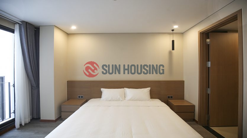Modern, luxury and a charming 03 bedrooms service apartment in Tay ho street for lease.